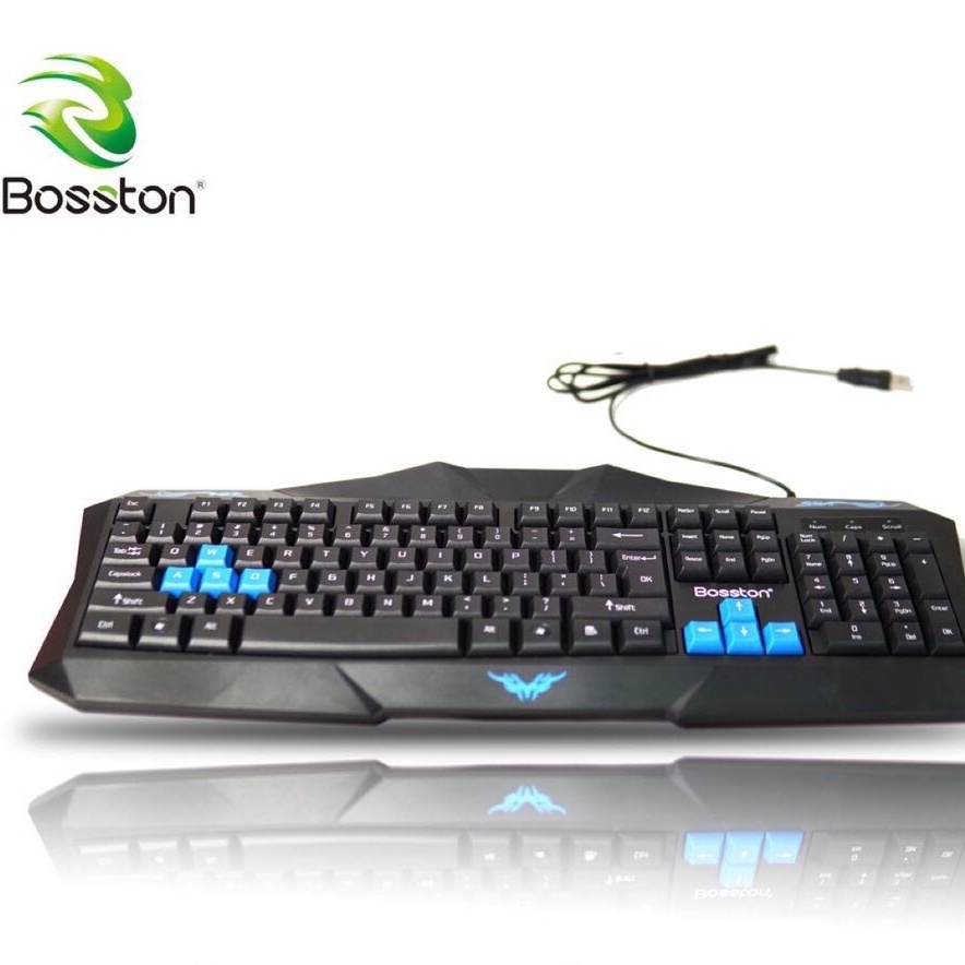 Bàn phím vision G9 USB - Hàng chính hãng BOSSTON chuyên game, độ nẩy cao, chống nước