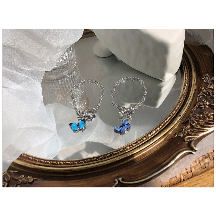 [Mã FAMAYFA giảm 10K đơn 50K] Vòng Đeo Tay Hình Con Bướm Giả Đá Phong Cách Vintage Quý Phái - Lắc Tay Nữ | BigBuy360 - bigbuy360.vn