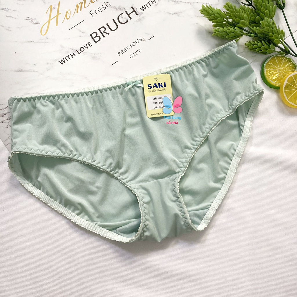 Quần lót nữ size từ 70-82kg thun lạnh Hàngi Việt Nam Saki - Bigsize34xl