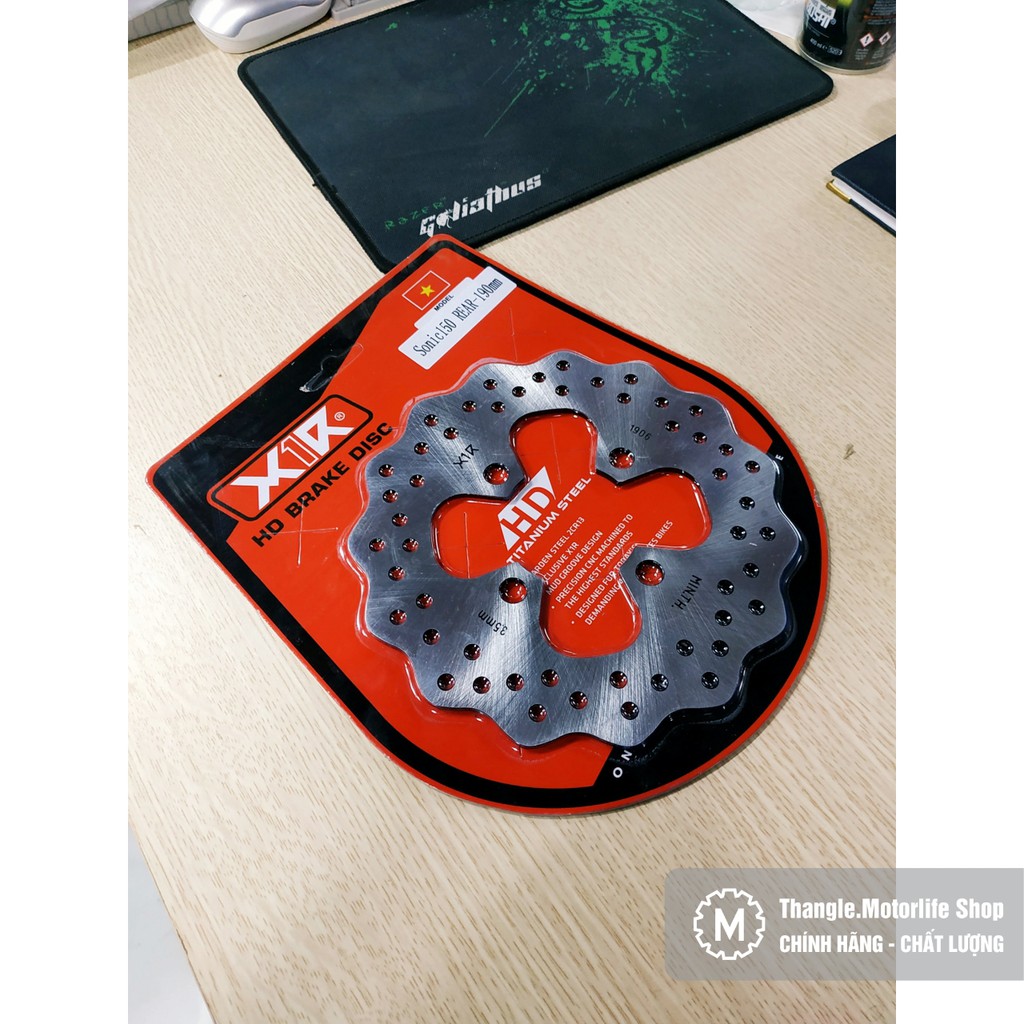 Đĩa Trước / Sau 295mm cho Sonic - Chính hãng X1R