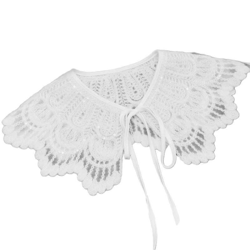 Cổ Áo Rời Phối Ren Giả Thời Trang Nữ