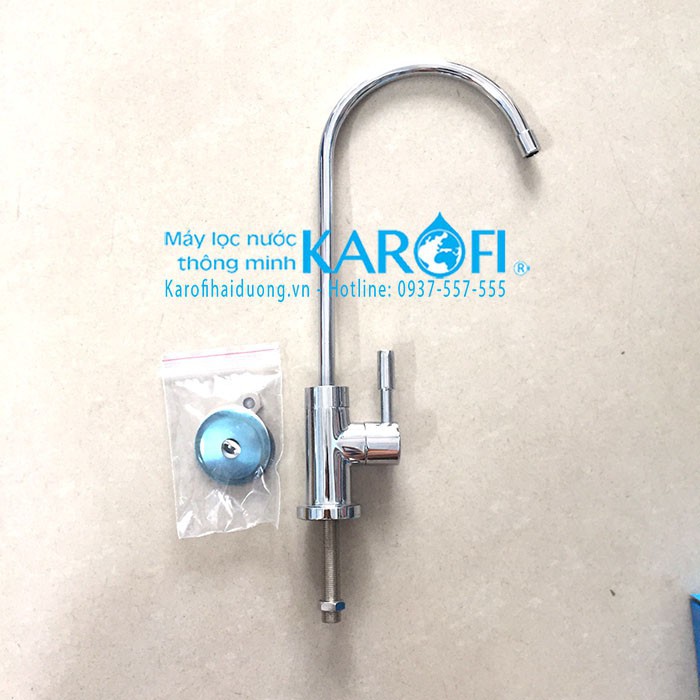 Vòi máy lọc nước RO Karofi, Vòi Máy Lọc Nước cổ ngỗng bền đẹp KAROFI Chính Hãng.