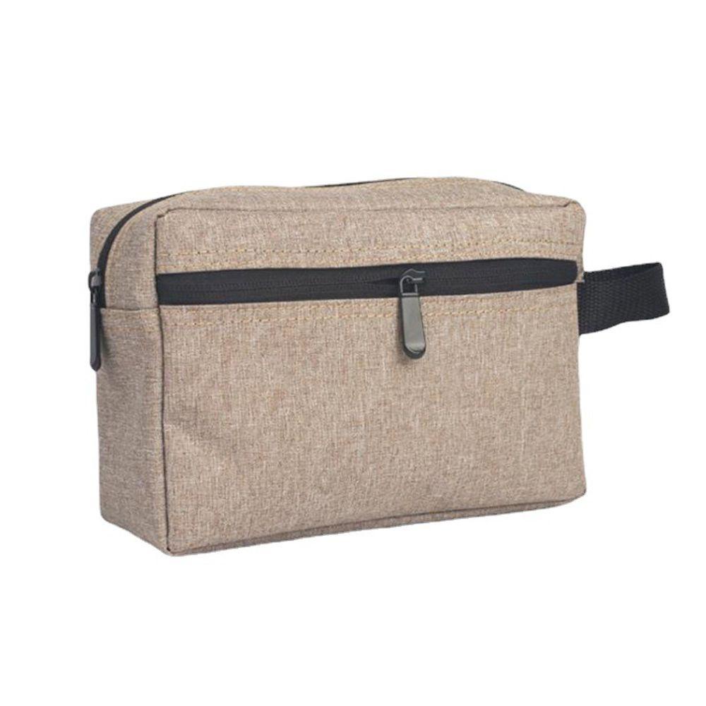 Túi Đựng Mỹ Phẩm BACK2LIFE Cỡ Lớn Bằng Nylon Màu Trơn Thời Trang Vintage