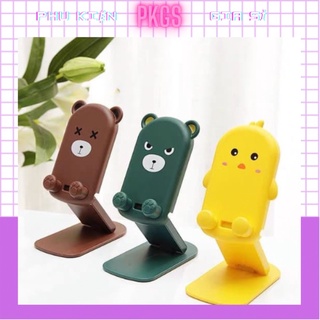 Giá Đỡ Điện Thoại - Giá Đỡ hình thú xinh sắn,đa năng 3 kiểu dáng gấp nhỏ gọn