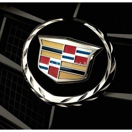 Bên xe 3D Biểu tượng kim loại Biểu tượng Đồ họa cho Cadillac Decal Sticker SRX ATS CTS XTS Màu bạc 2 CÁI / LÔ