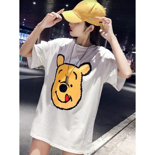 Áo tay lỡ gấu POOH