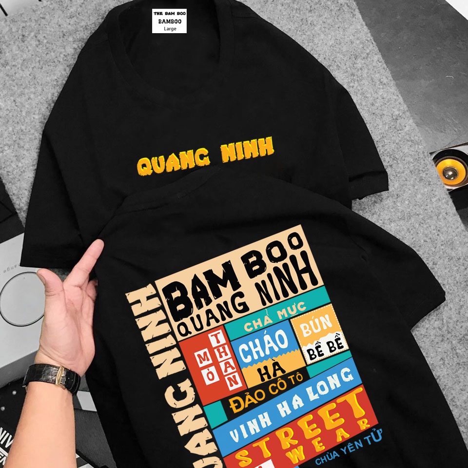 ÁO THUN QUẢNG NINH UNISEX ÁO PHÔNG QUẢNG NINH FORM RỘNG 2021 | BigBuy360 - bigbuy360.vn