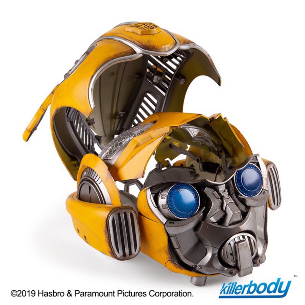 Mũ Tranformer BumbleBee tỉ lệ 1-1 Với Đầu, Đóng Mở Bằng Điện, Điều Khiển Giọng Nói,Thay Đổi Khuôn Mặt Siêu Phẩm Nhập Vai
