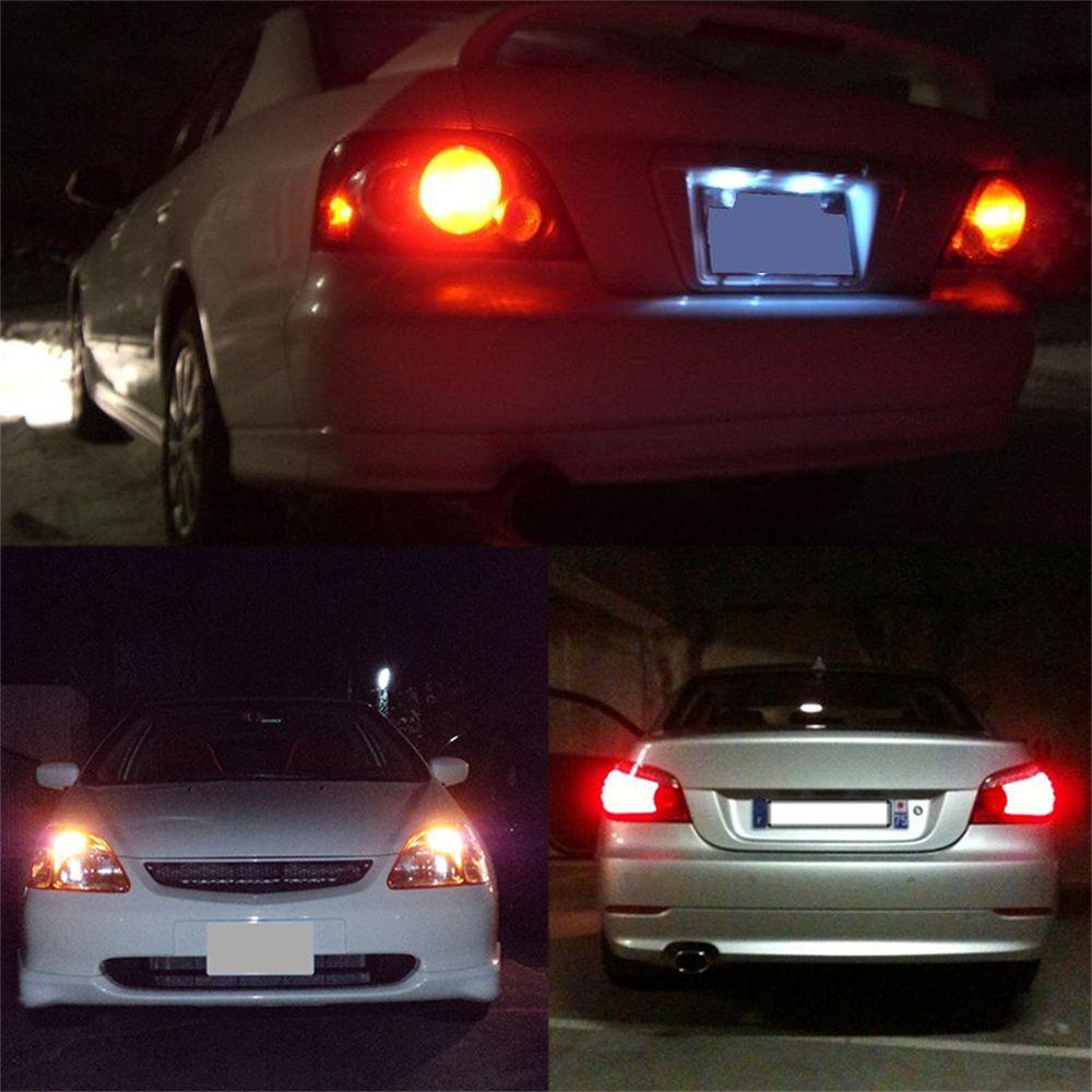 LET 4Pcs/Set Car Fog Light 10Pcs Hi/Low Kit Beam Signal Lights COB LED DRL