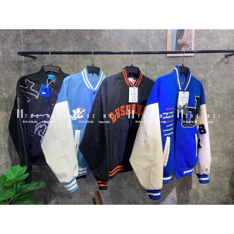 HÀNG SẴN - Varsity jacket - Áo khoác bóng chày - Chuẩn - The Mei