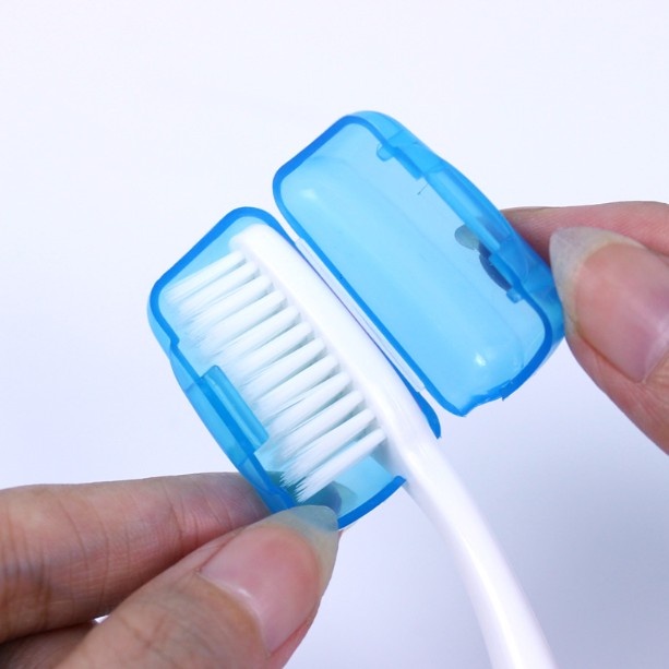 Nắp nhựa đậy bảo vệ đầu bàn chải đánh răng du lịch dễ dàng sử dụng giữ đầu bàn chải luôn sạch sẽ