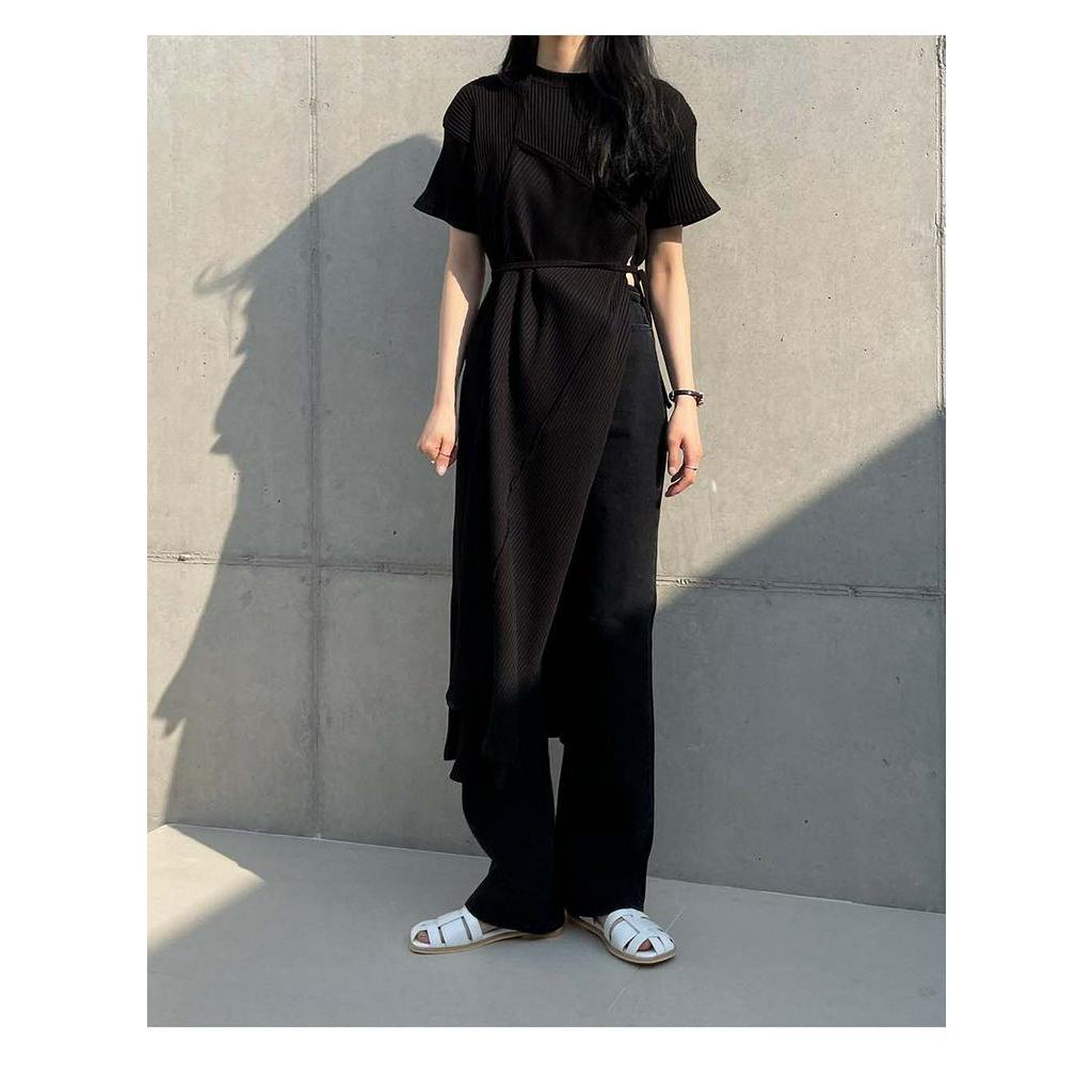 Đầm Xẻ Tà Thắt Dây Thời Trang Mùa Hè Kiểu Mới 53672