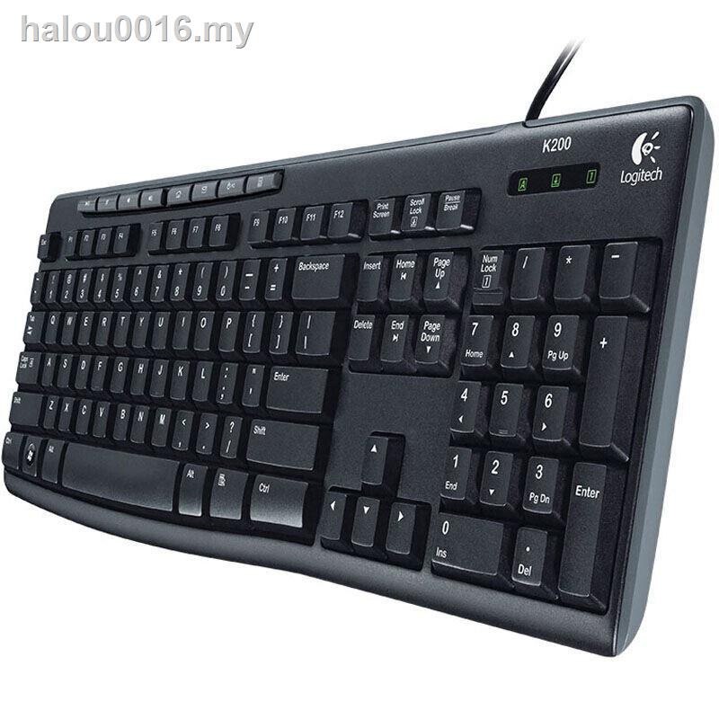 ✈Bộ bàn phím và chuột Logitech MK200 có dây USB K200