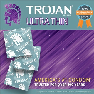 Bao cao su siêu mỏng Trojan Ultra Thin