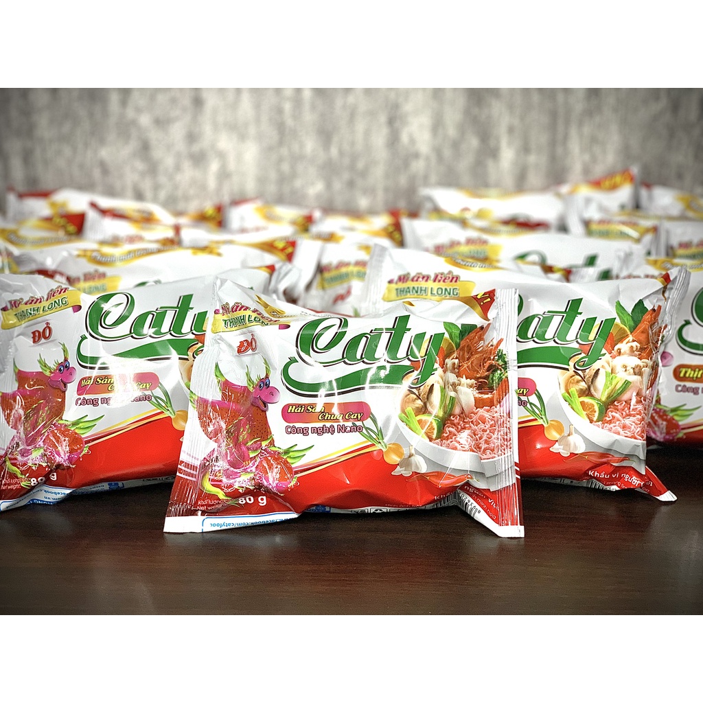 Mì Gói Thanh Long Đỏ Caty Hải Sản Chua Cay