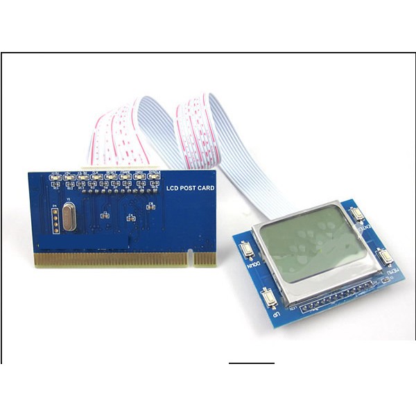 PTi9 Card Test Main hiển thị LCD (Tiếng Anh)