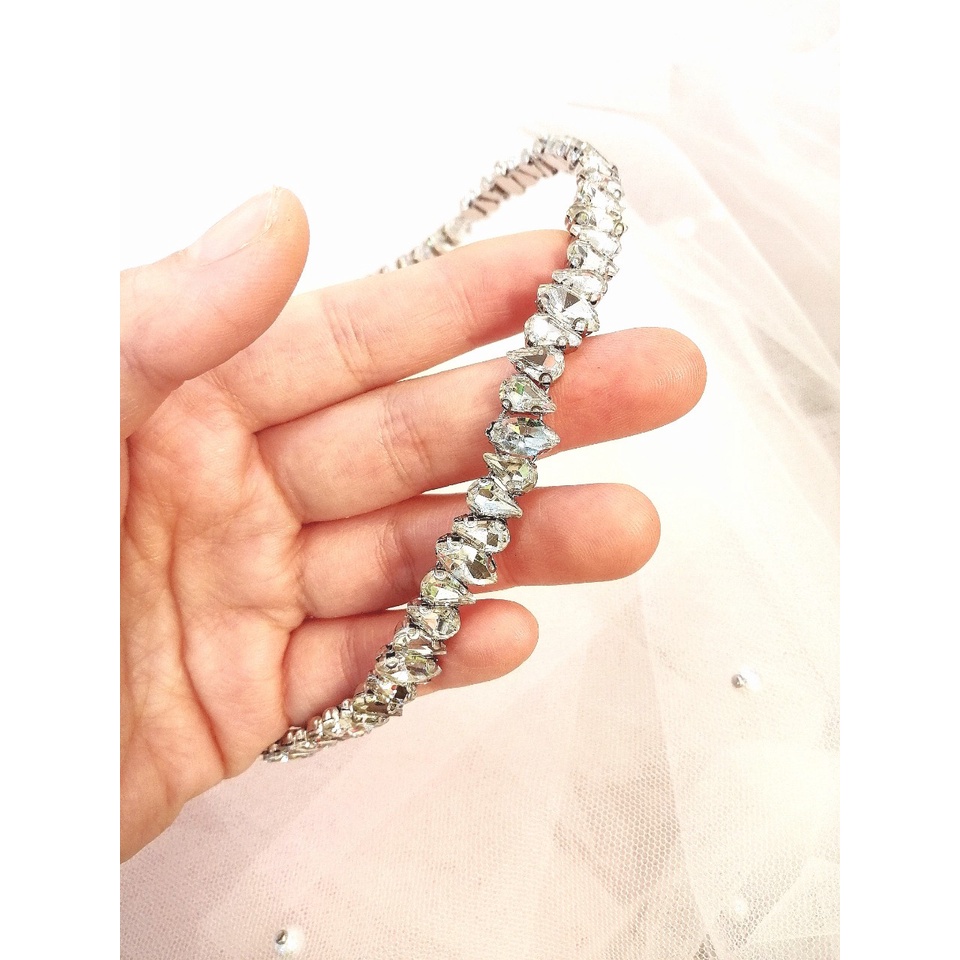 Dây đá trang sức cài tóc DK0198BW03