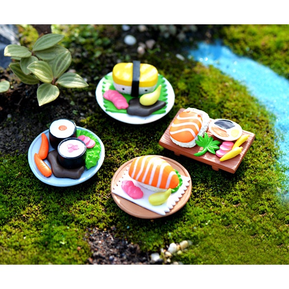 Đồ chơi Mô Hình món Sushi giả đồ chơi nhập vai Sushi trưng bày trang trí