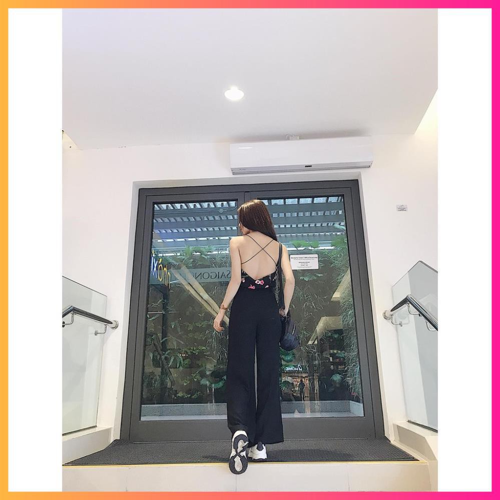 Quần Culottes Nữ Quần suông ống rộng khóa hông cạp cao màu ĐEN | TRẮNG | BE Ulzzang SIÊU HOT ⚜ ˇ