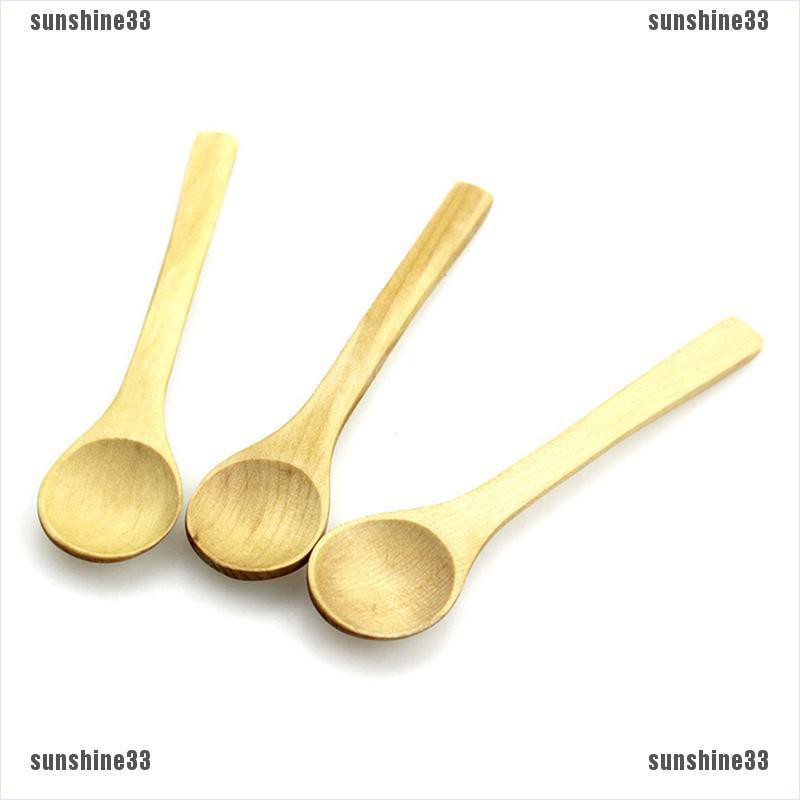 Set 6 muỗng gỗ tre sử dụng trong ăn uống