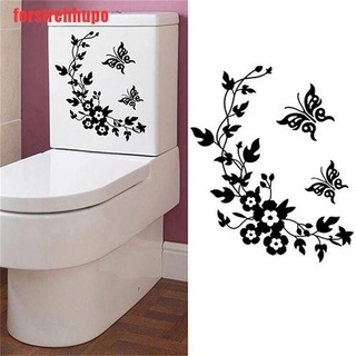 Sticker dán trang trí tủ lạnh hình bướm 3d