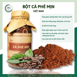 Bột cà phê mịn nguyên chất MỘC - làm sáng da xỉn màu, se khít lỗ chân lông, dưỡng ẩm da handmade chai 100/200ml