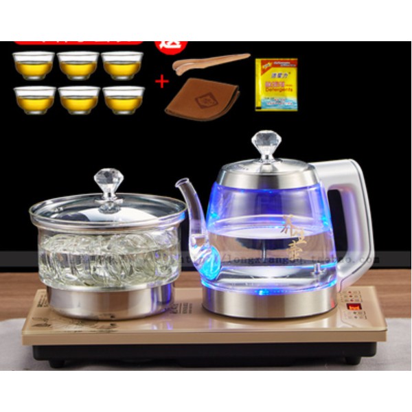 Bộ Đun Nước Điện Tự Động Pha Trà Thủy Tinh