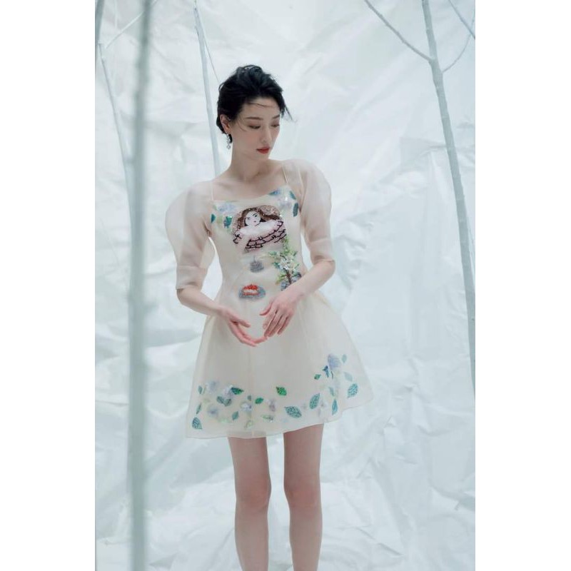 Đầm Lady fairy cover nhà She , mẫu tơ oniganza cô gái