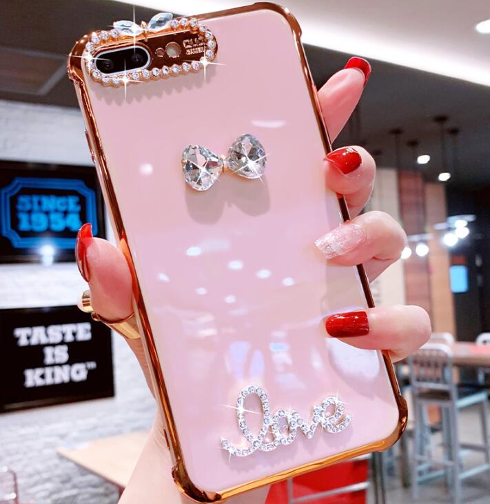 Ốp Lưng Đính Đá 6d Cho Oppo RENO5F RENO5 RENO4 Reno 2 2f 3 4z F1S F1 F3 Plus F5 F9 F11 Pro