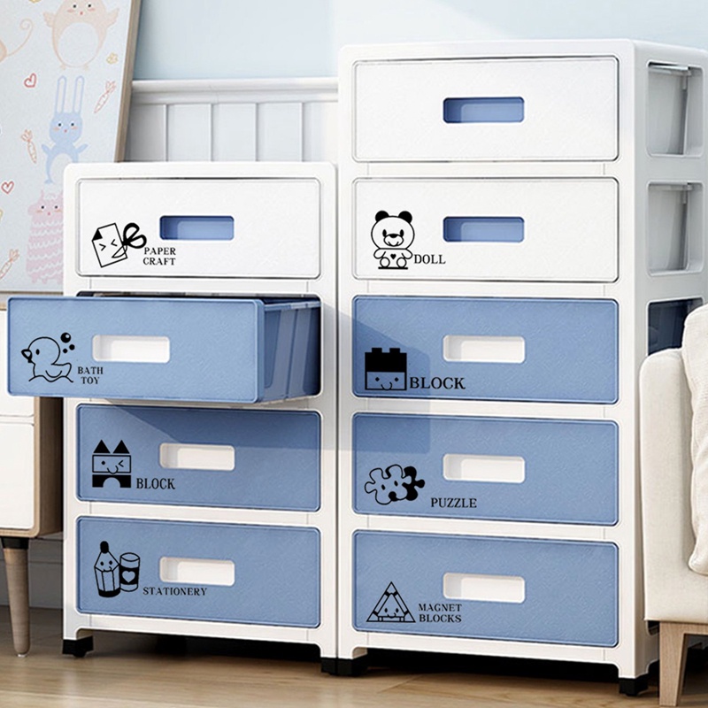 Nhãn Dán Phân Loại Quần Áo Đồ Chơi Chống Thấm Nước Tiện Dụng