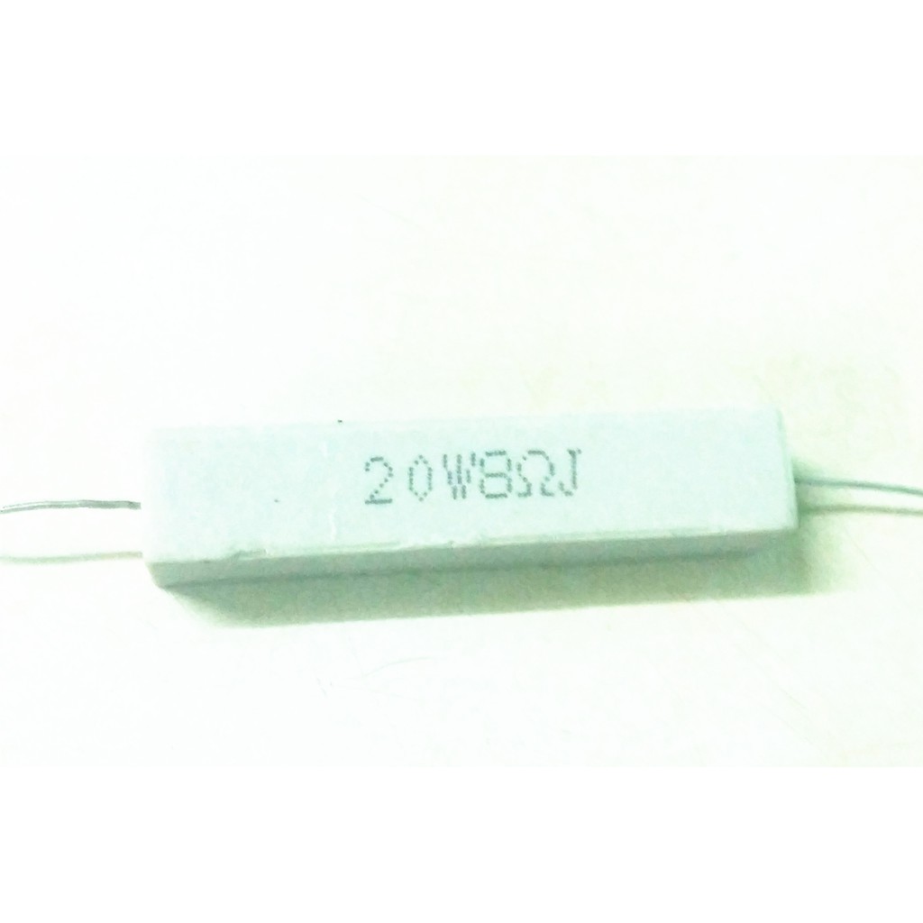 Điện trở sứ 20W8OHM  2 cái