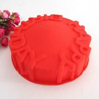 Khuôn Chữ Happy Birthday Tròn 20 Cm - KHUÔN SILICON