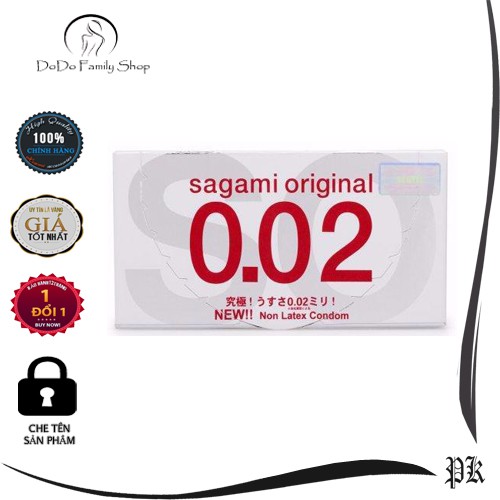 Bao Cao Su Siêu Mỏng Nhật Bản Japanes SAGAMI ORIGINAL 0.02mm