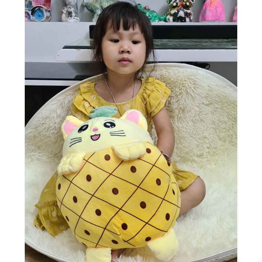 [FREE SHIP] Bộ chăn gối văn phòng hình thú tròn siêu đáng yêu-hình quả vuông tròn mẫu hot 2021.
