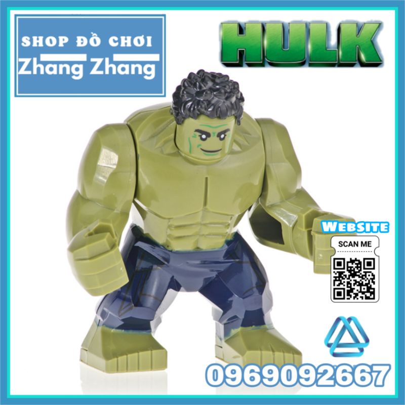 Đồ chơi Xếp hình Hulk Khổng lồ xanh Endgame Minifigures Xinh Xh1052