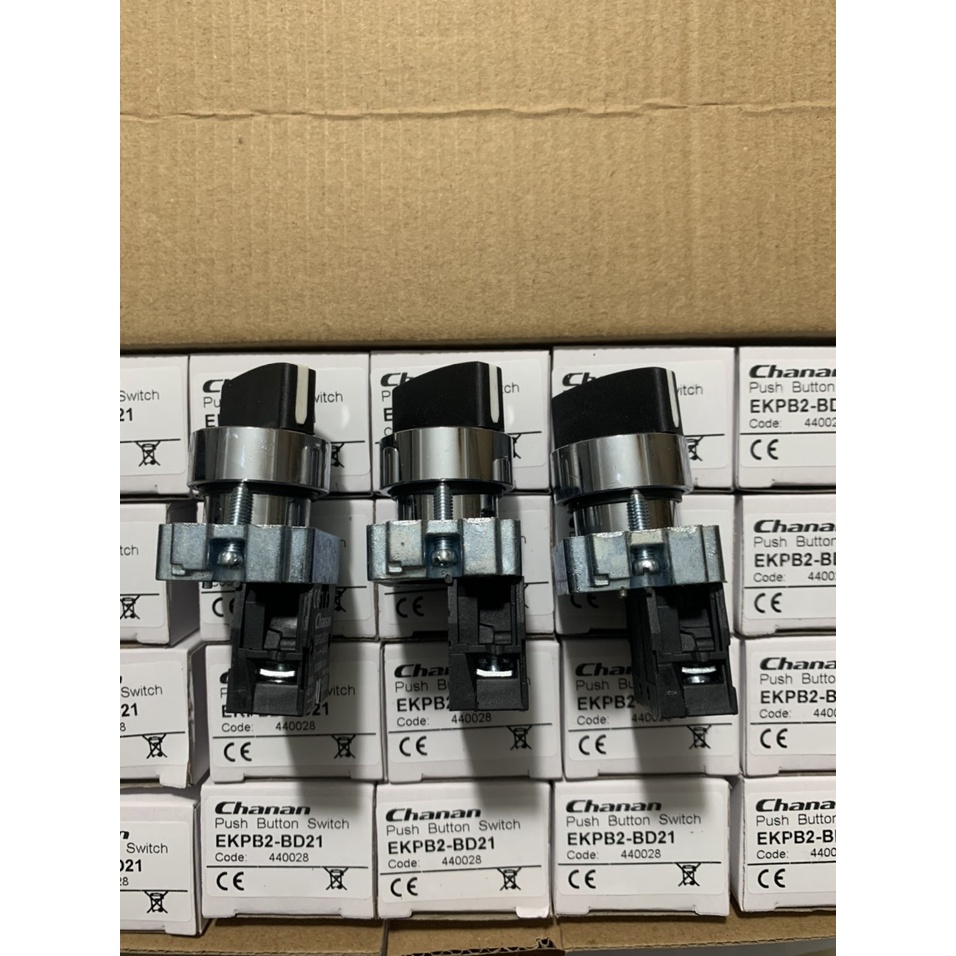 Chuyển mạch 2 vị trí thân sắt EKPB2-BD21 (CHANA)