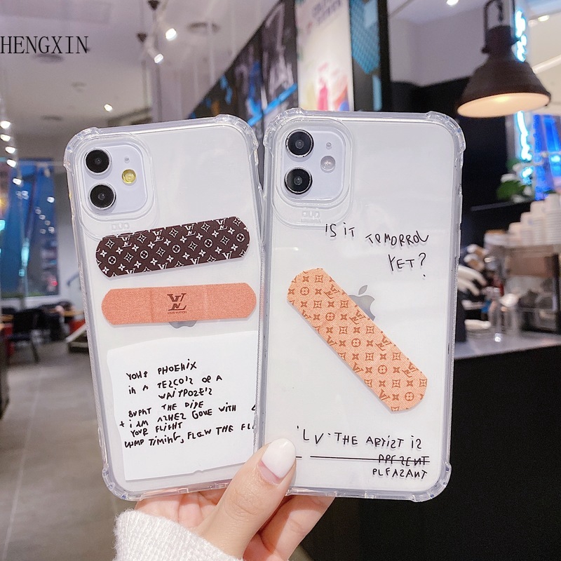 Soft Band-Aid Mobile Phone Case For Apple 11promax Transparent iPhone8plusXR Soft Shell Cover All | BigBuy360 - bigbuy360.vn