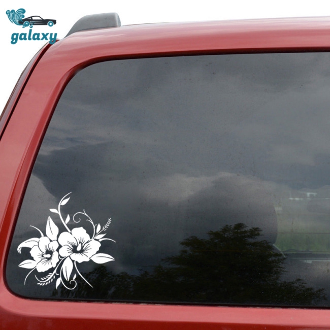 Decal dán xe hơi hình hoa hiệu ứng phản quang