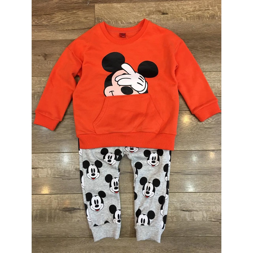Bộ nỉ da cá Next Disney Micky hàng có sẵn kèm ảnh thật