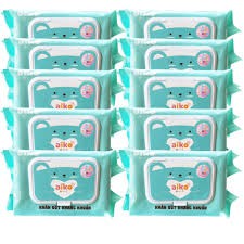 KHĂN GIẤY ƯỚT KHÁNG KHUẨN AIKO 100 TỜ