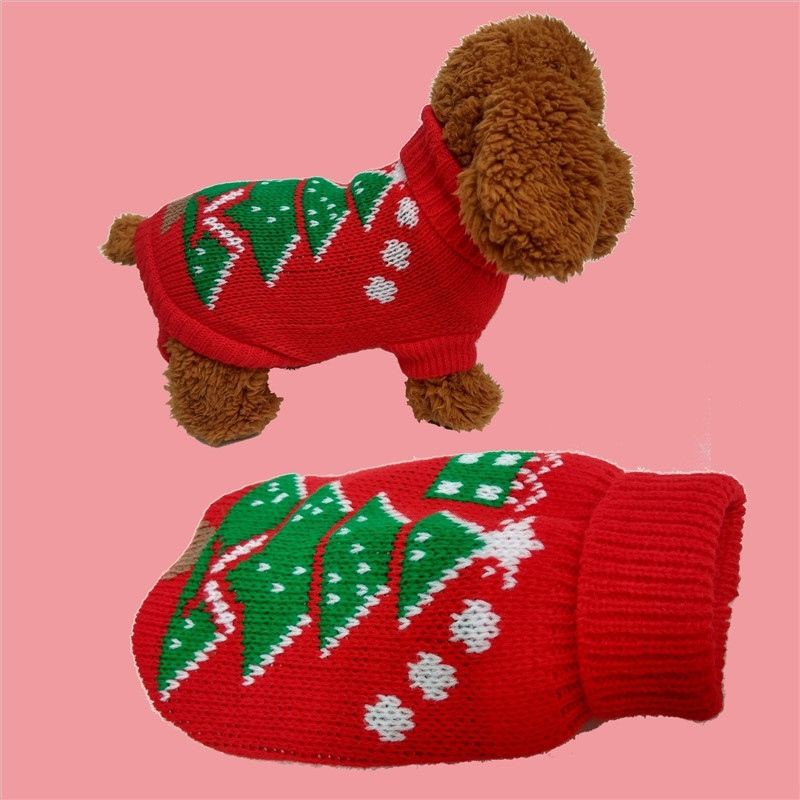 Ưu đãi đặc biệt quần áo cho chó Teddy con Chihuahua ấm áp cưng len thu đông