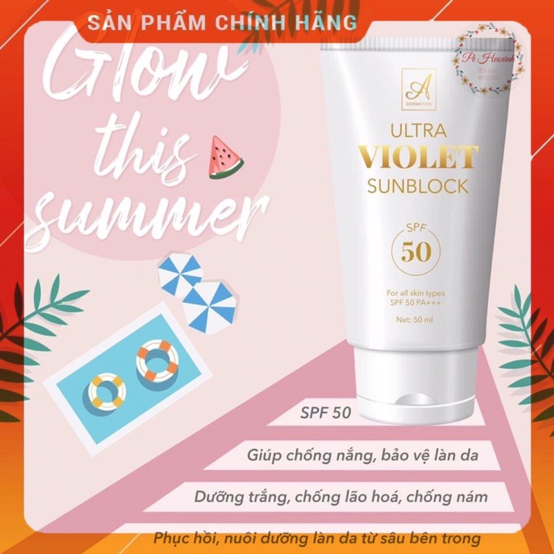[CHÍNH HÃNG]Kem chống nắng Ultra Violet Sunblock Acosmetics⚡️Siêu hot⚡️ | BigBuy360 - bigbuy360.vn