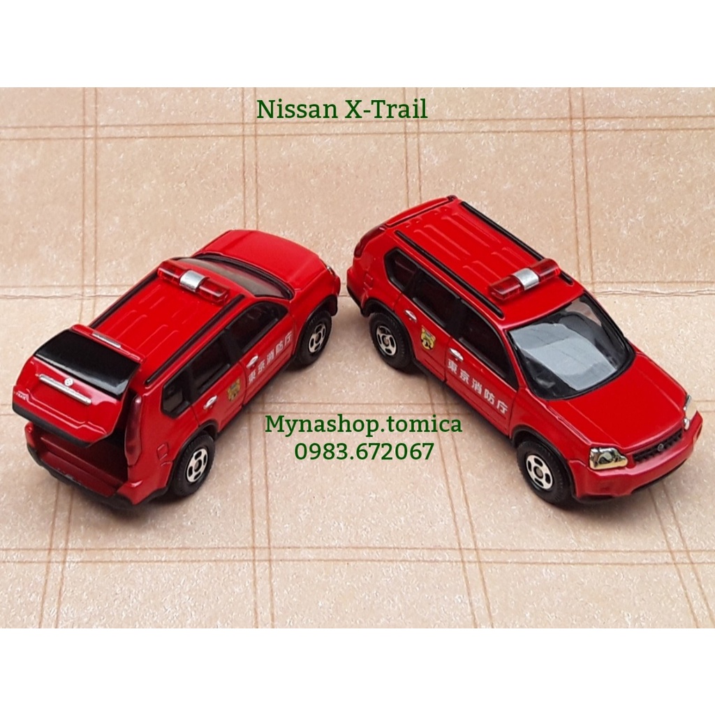 Tomica không hộp ( Nissan X-Trail ) - xe cứu hỏa - made in China.