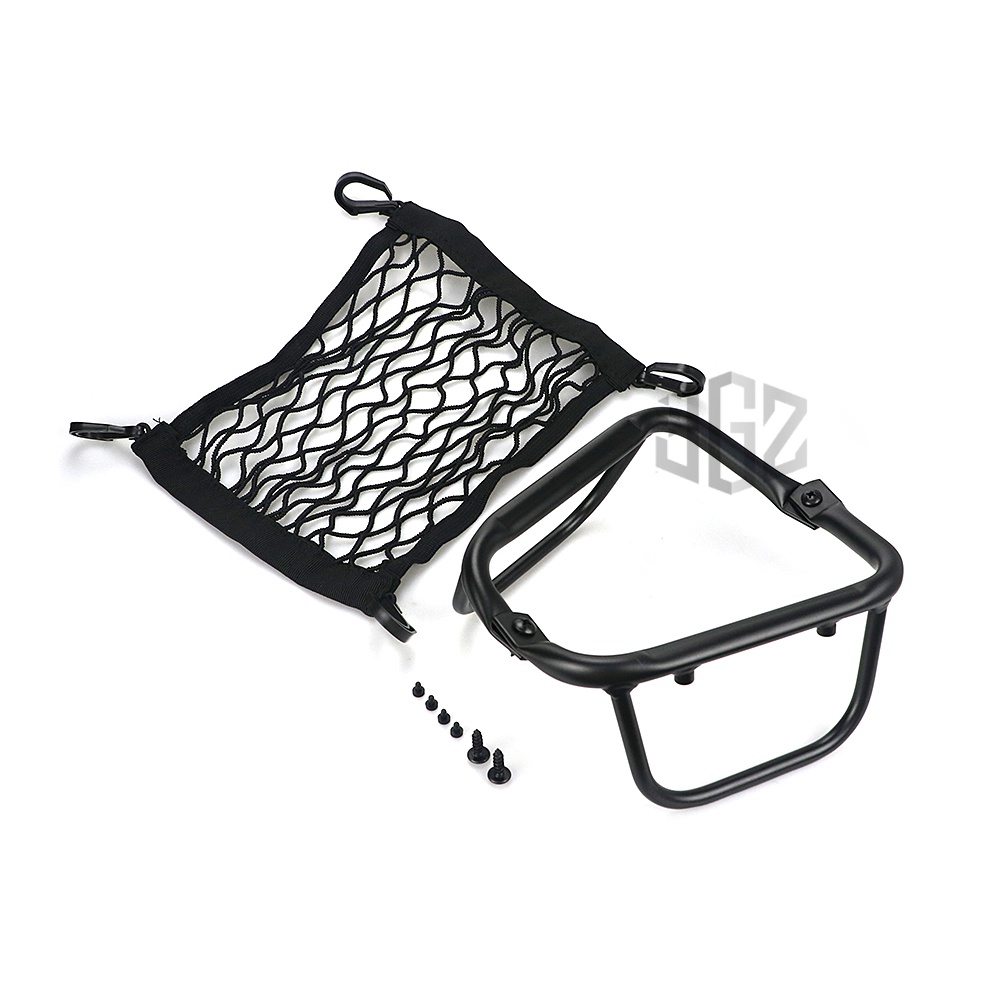 Giá đỡ hành lý bằng nhôm kèm túi lưới gắn phía trước xe máy VESPA GTS 125 150 200 250 300 GTV 300 2013-2021