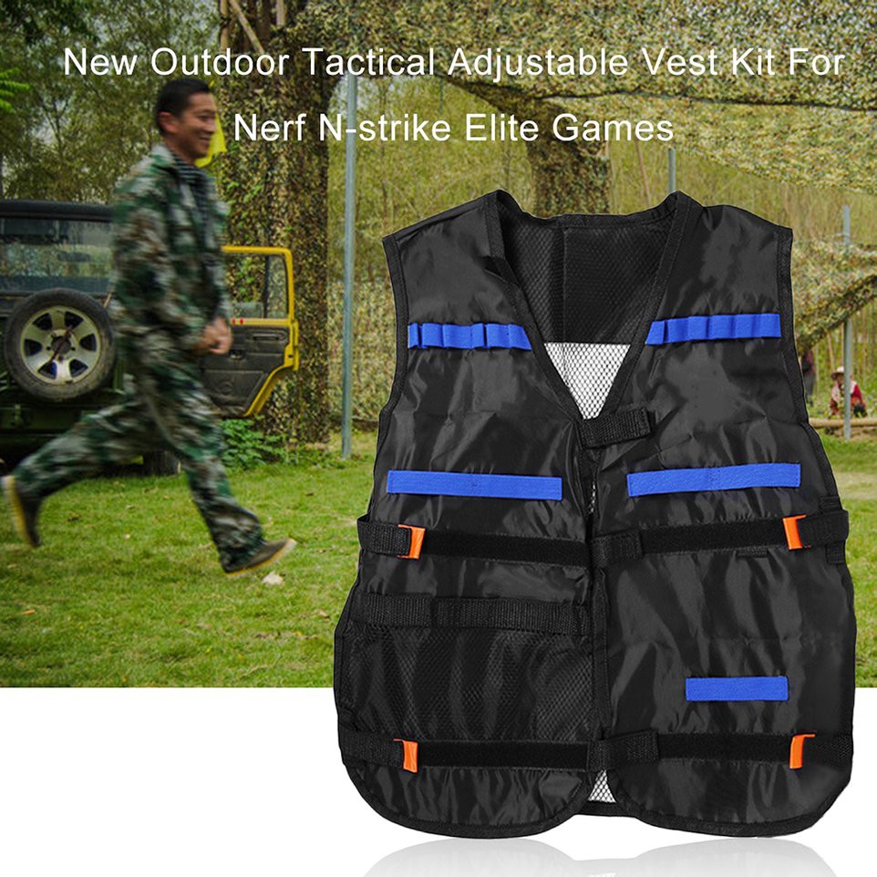 Áo khoác chiến thuật dùng để chơi game bắn súng giả Nerf N-strike Elite