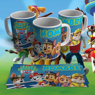 Cốc sứ cao cấp uống trà cà phê in hình đội chó cứu hộ Paw Patrol Mini - Cốc hoạt hình dễ  thương