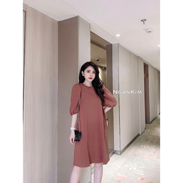 Đầm bầu chất thun