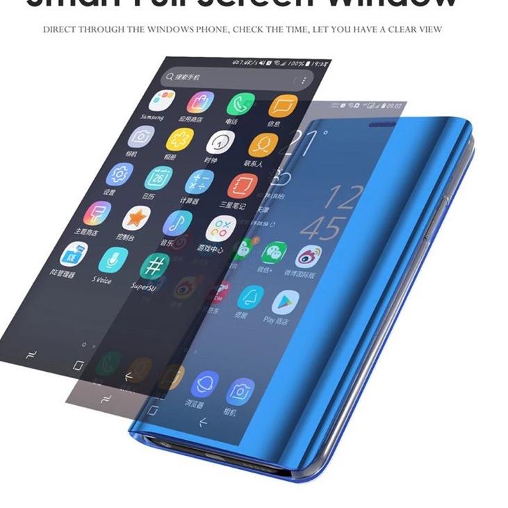 Bao Da Nắp Gập Tráng Gương Thời Trang Cho Samsung GALAXY J2 J3 J4 J5 J6 J7 PRO PRIME