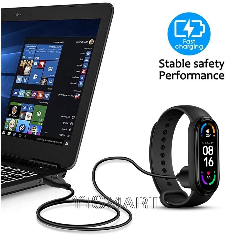Dây Cáp Sạc USB Từ Tính Cho Đồng Hồ Thông Minh Xiaomi Mi Band 7 6 5 4 NFC 7