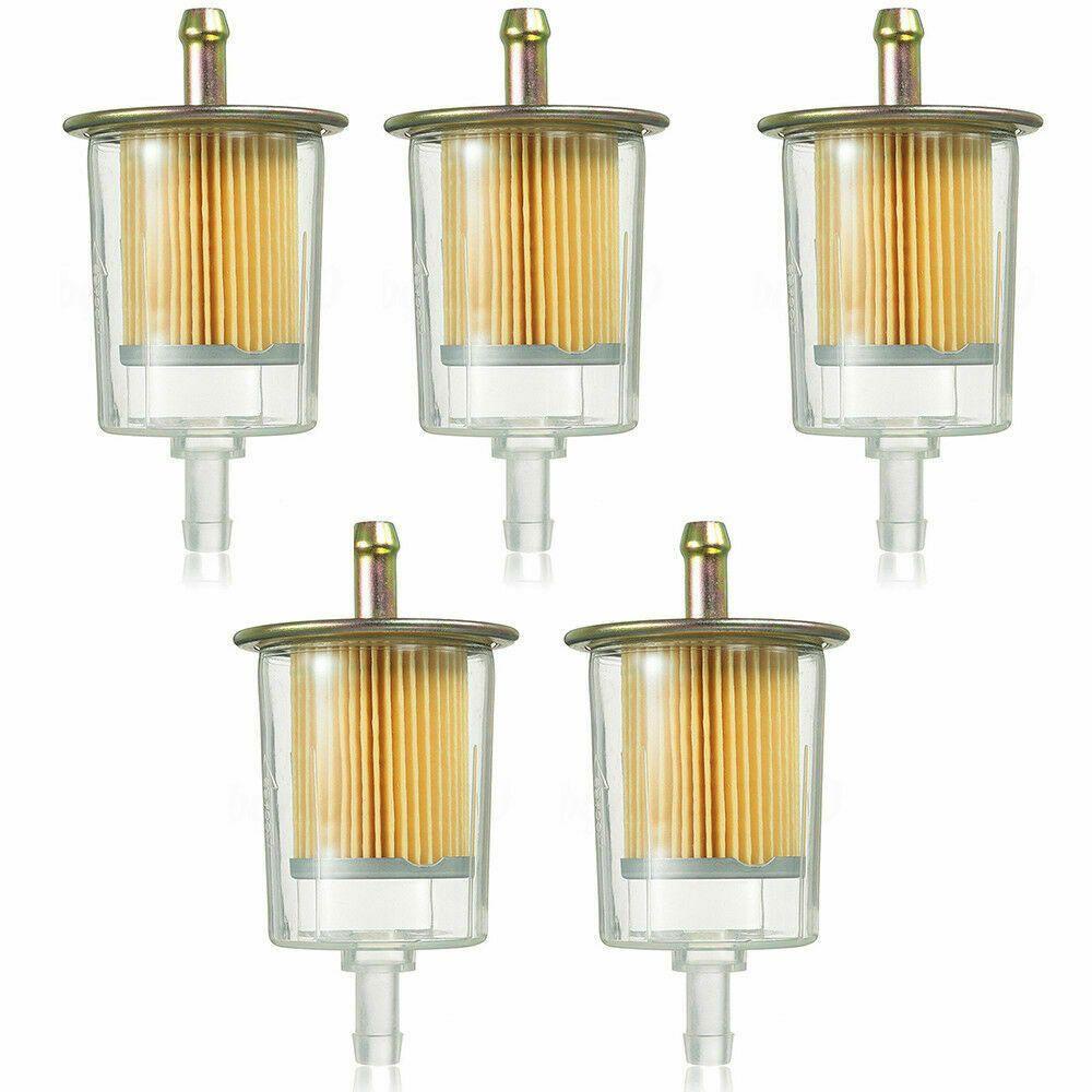 Set 5 Bộ Lọc Nhiên Liệu Cỡ Lớn 3 / 8 "9 mm Chuyên Dụng Cho Xe Mô Tô ATV